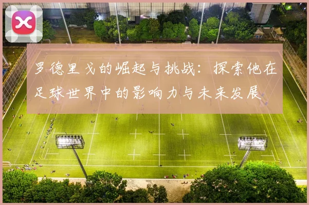 罗德里戈的崛起与挑战：探索他在足球世界中的影响力与未来发展